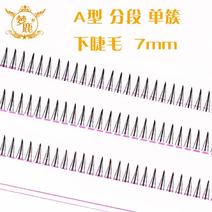 Dream Deer A/M Type A False Eyelashes 8-12mm Mix Fake Lashes Natural Fairy Lash Korean Makeup Individual Cluster Eye Lashes