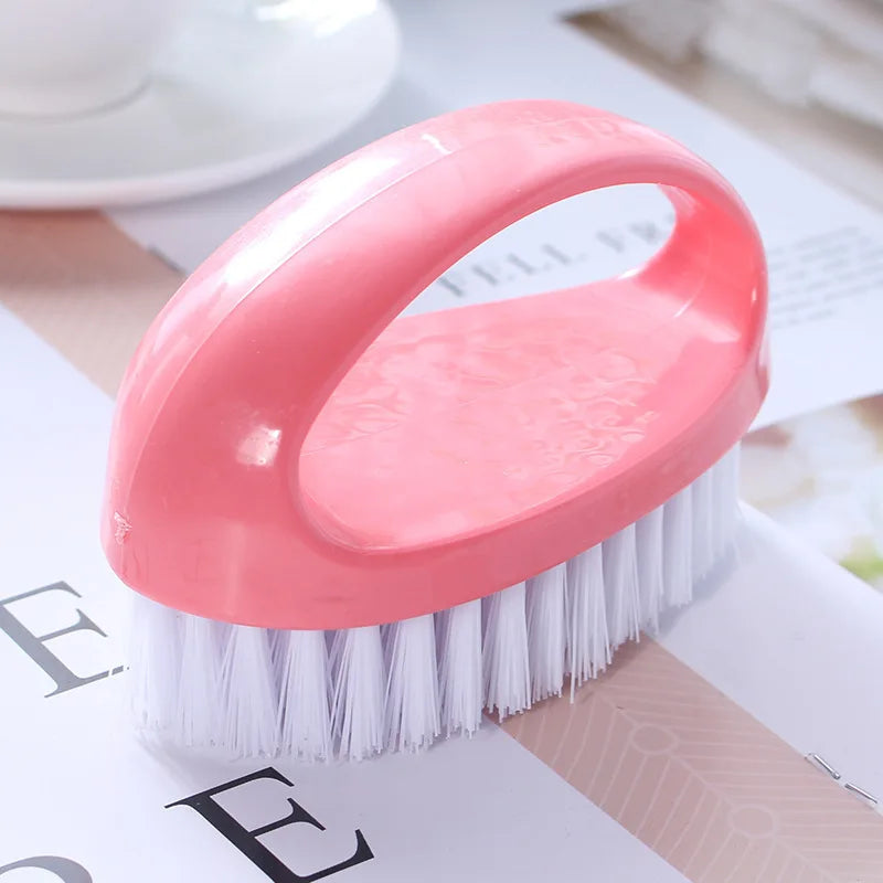 Household Cleaning Brush Candy-colored Laundry Brush Egg-shaped Shoe Brush Universal Cleaning Brush Clothing Brush Cleaning Tool