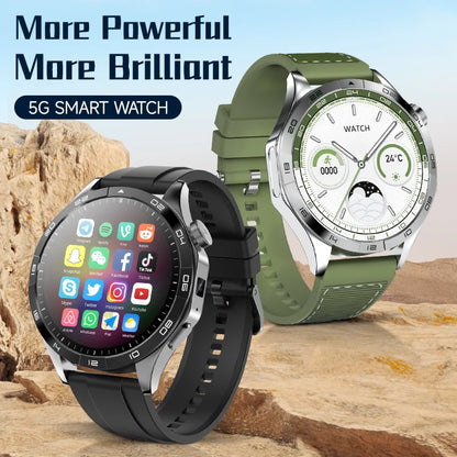 2024 NEW Ariival 4G Android Smart Watch Dual Camera 4G/5G Calling Simcard GPS WIFI 128GB Storage Smartwatch For Student Men Girl