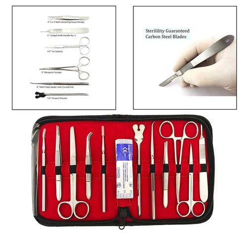 22PCS Premium Dental Surgical Suture Practice Kit - Stainless Steel Dissection Set for Medical Students