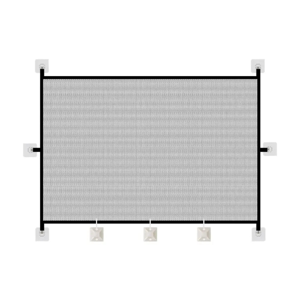 Portable Retractable Pet Barrier Fences Mesh Folding Pet Safety Gate with Hooks Anti-Escape Dog Isolation Gate Cat Accessories