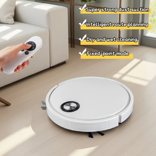 High-Efficiency Cleaning Robot Vacuum Cleaner | Fixed-Point Mode | Collision Avoidance Steering | Dry & Wet Cleaning |
