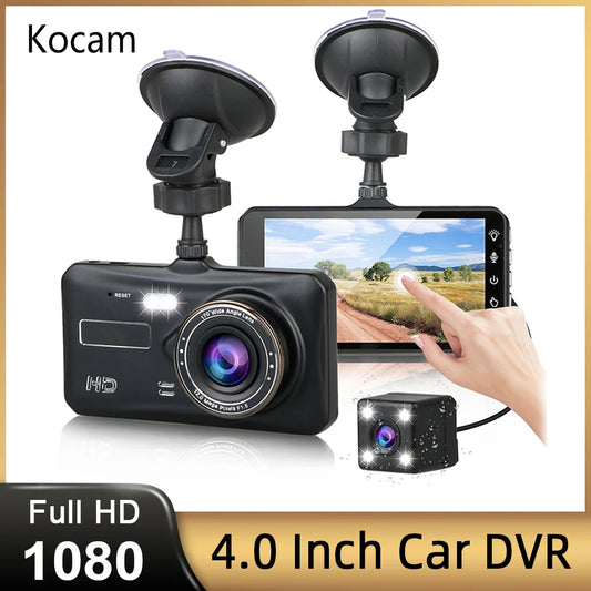 Dash Cam Front and Rear Camera CAR DVR Car Video Recorder Vehicle Black Box FULL HD 1080P Night Vision Driver Recorder