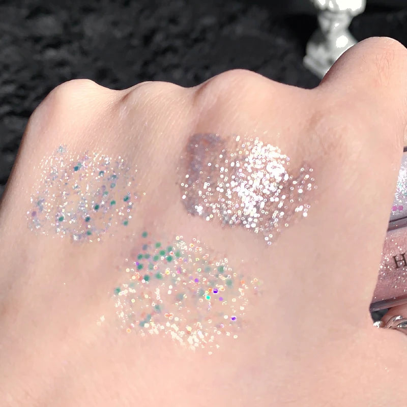 Eye shadow liquid pearlescent fine shiny film high gloss sleeping silkworm brightening liquid eye shadow