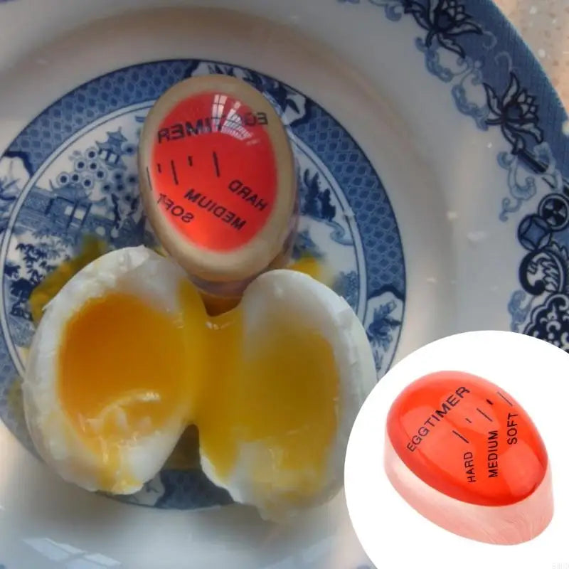 2025 New Essential Eggs Cooking Tool Effortless Eggs Timer Eggs Boiling Small Tool Color Changing Cooking Temperature Observer