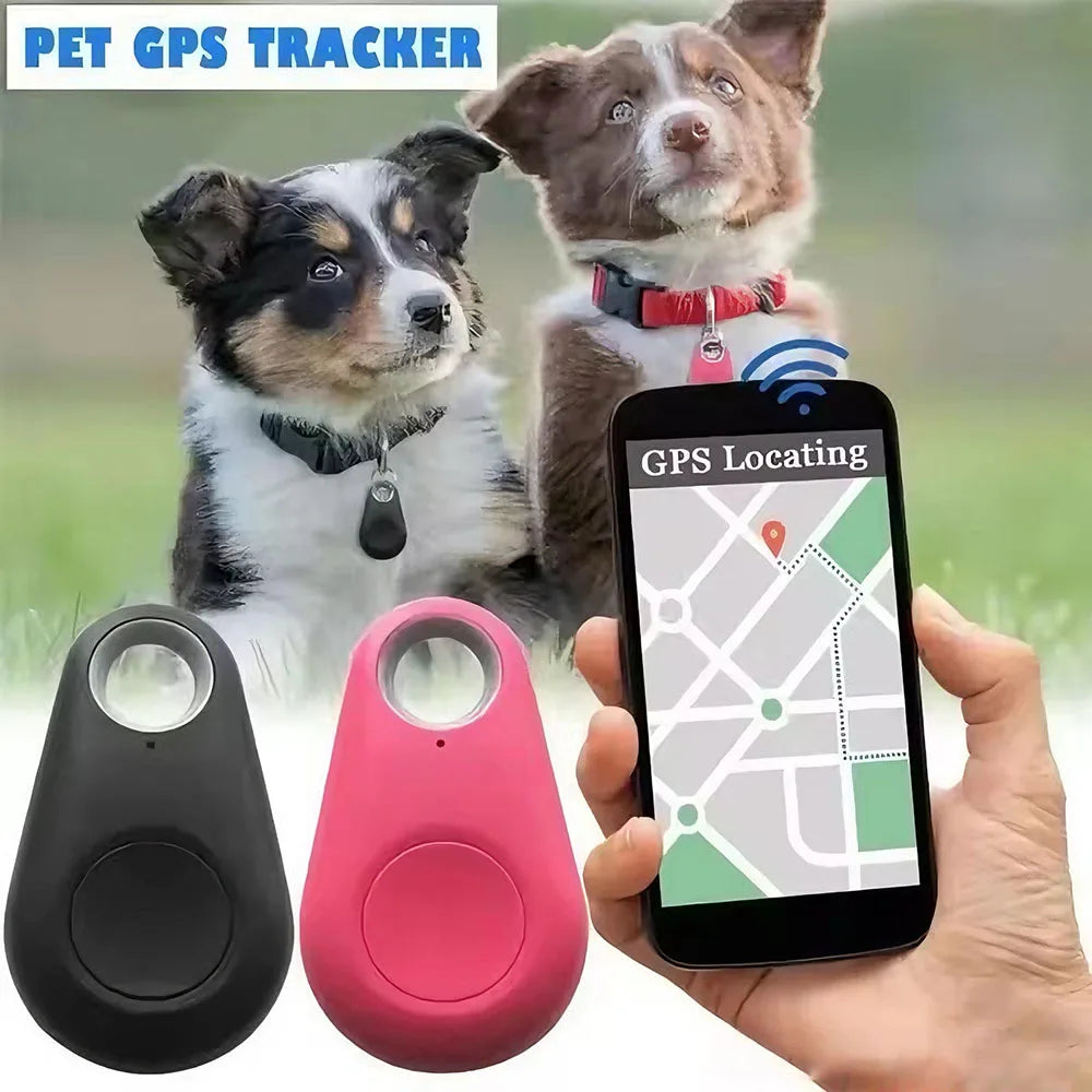 Mini Smart Pets Cat Accessories Bluetooth 5.0 GPS Tracker Anti-lost Alarm Tag Wireless Child Bag Wallet Keychains Locator