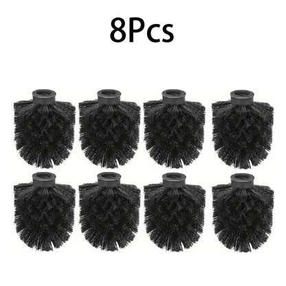 Household Black Toilet Brush, Reusable, Detachable Brush Head with Strong Cleaning Ability