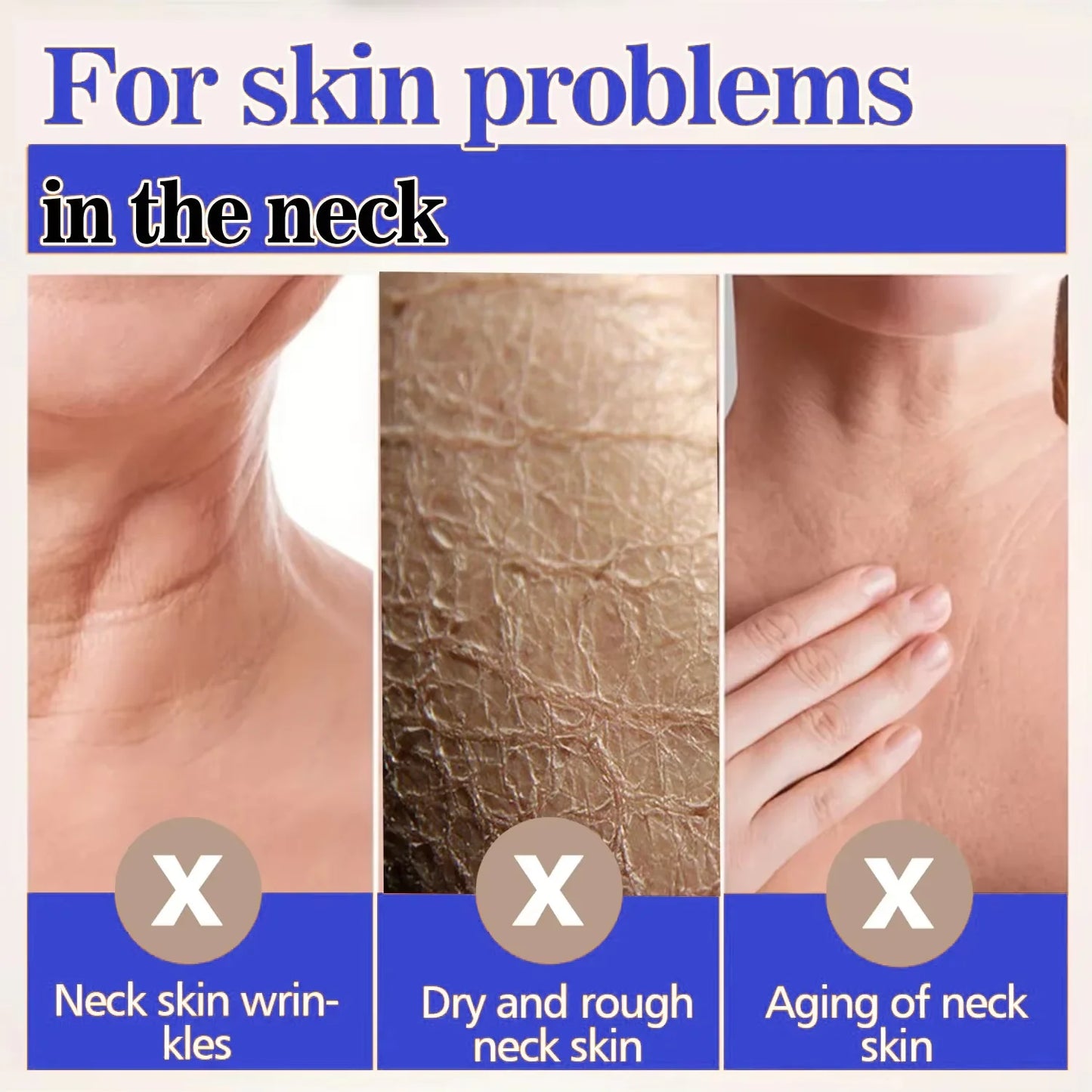 Collagen Neck Cream Eliminate Neck Wrinkle Lines Lifting Whitening Tighten Double Chin Anti-age Rejuvenation Skin Care Products