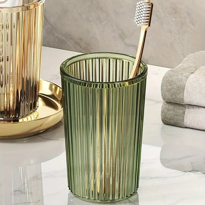 Japanese style design household items - mouthwash, toothbrush, travel supplies, bathroom supplies - couple set brush cup