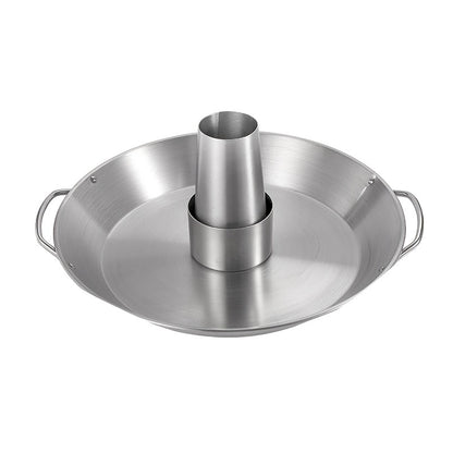 1pc Dishwasher Safe Round Roasting Pan with Chicken Roaster Rack Holder - Perfect for Thanksgiving and Holiday Dinners Kitchen Accessories